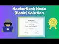 HackerRank Node js Basic Solution Recipes Pagination Case