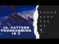 18 Reverse right angle triangle pattern in c language Pattern series