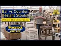 Bar Height vs Counter Height Stools Which one is right for you