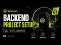 Express js Backend Project Setup Modular Pattern Routes Controller Service Part 1