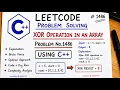 1486 XOR Operation in an Array