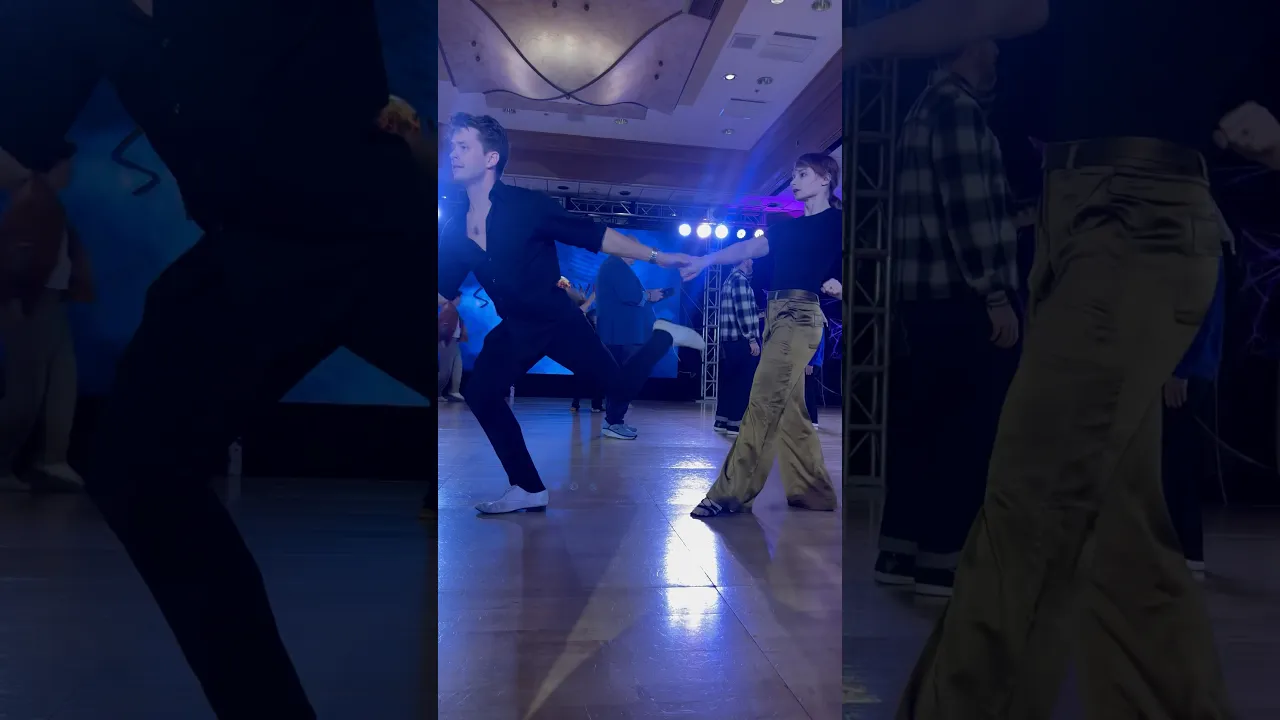When your random partner is your spouse 🥰 #dance #westcoastswing #dancevideo #swingdance