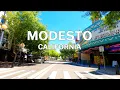 Modesto California - Driving Tour 4K