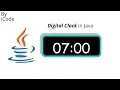 Digital Clock in Java-TUTORIAL