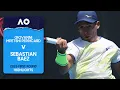 Giovanni Mpetshi Perricard v Sebastian Baez Highlights Australian Open 2026 First Round