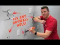 Download Lagu How to Fix Holes in Drywall - 4 Easy Methods