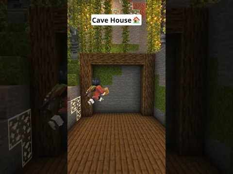 Minecraft Cave House🏠 #shorts