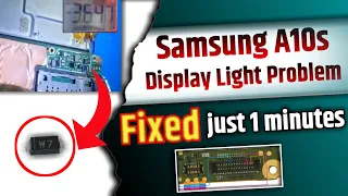 Samsung A10s Display Light Problem Fix Fix With One Jumper 