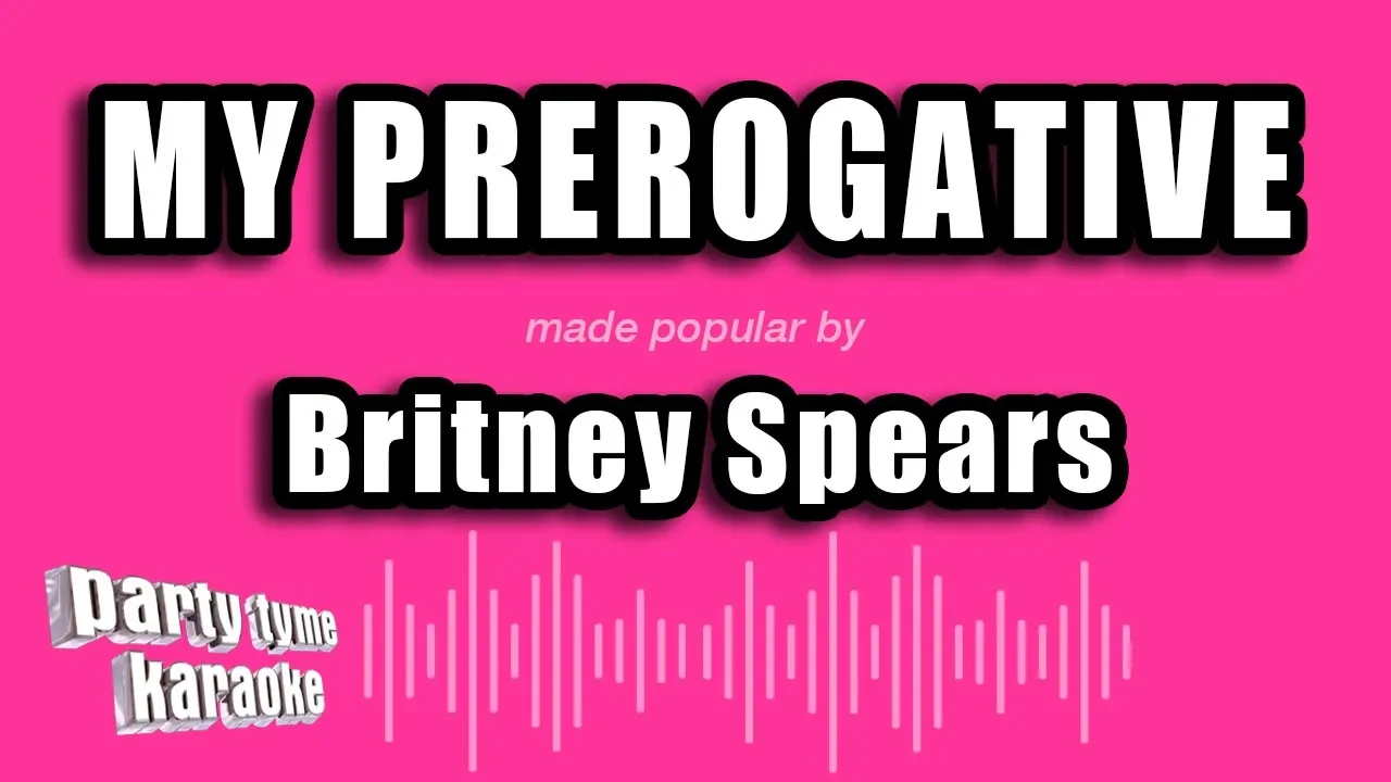 Обложка видеозаписи Britney Spears - My Prerogative (Karaoke Version)