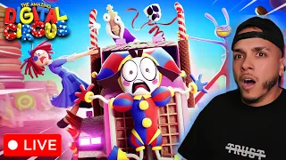 REACCIONANDO a DIGITAL CIRCUS Capitulo #2 EN VIVO 🤡🔴