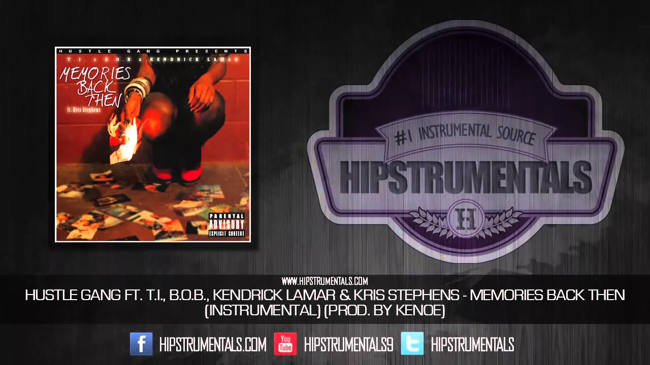 Hustle Gang Ft. T.I., B.o.B. & Kendrick Lamar - Memories Back Then [Instrumental] (Prod. By Kenoe)
