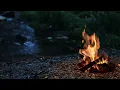 【焚き火/睡眠】焚き火の音×水の音「心地よく眠れる音」｜睡眠導入・リラックス・勉強｜自然音/ASMR