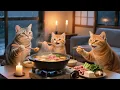 Download Lagu Typhoon Night: Ginger and Mama Cat \u0026 Papa’s Shadow Games and Sukiyaki