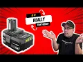 Ryobi ONE 18V Lithium-Ion 4 0 Ah Battery Review Will it Hold a Charge