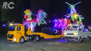 Download Malam takbiran miniatur terbaru 2023 takbir keliling idul fitri versi RC truck trailer MP3