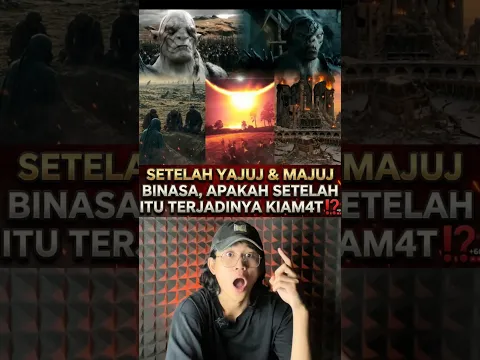 Setelah YAJUJ & MAJUJ Binasa, Apakah Setelah itu Terjadinya KIAM4T ⁉️ #shorts