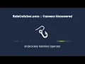 Embroidery Machine Operator Careers Uncovered