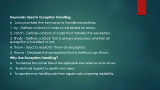 What is final finally finalize Exception Handling in java
