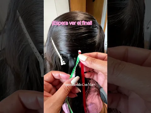 Peinado Tricolor para Estas Fiestas Patrias. 🇲🇽