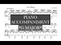 Ave Maria Schubert - G Major Piano Accompaniment