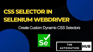 CSS Selector in Selenium Web-driver Create Dynamic CSS Selector