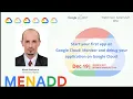 Start your first app on Google Cloud Monitor and debug your application on Google Cloud Aliane