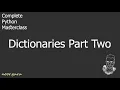 Python 032 Dictionaries - Part 2 Modifying Deleting Data for