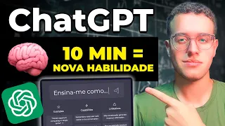 Como usar o ChatGPT para aprender QUALQUER habilidade rapidamente (Tutorial)