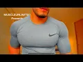 Aesthetic Hunk Muscle Flexing and Pec Bouncing Handsome Fitness Model