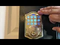 Honeywell Keyless Entry Deadbolt INSTALLATION DEMO