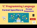 C Format Specifiers Escape Sequence in C Comments in C Language for Beginners For all Exams