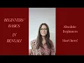 Learn Bengali - Beginners Basics Part 1 Start here