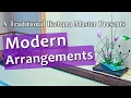 Download Lagu Moderne Ikebana | Een traditionele Ikebana-meester probeert een arrangement in vrije stijl