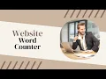 Word Counter JS Project 2