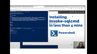 How to install Invoke-sqlcmd in less than 4 minutes