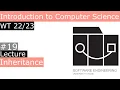 Introduction to Computer Science Lecture 19 Inheritance