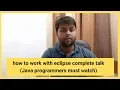 What is IDE Working with Eclipse IDE java projects j2ee project hindi