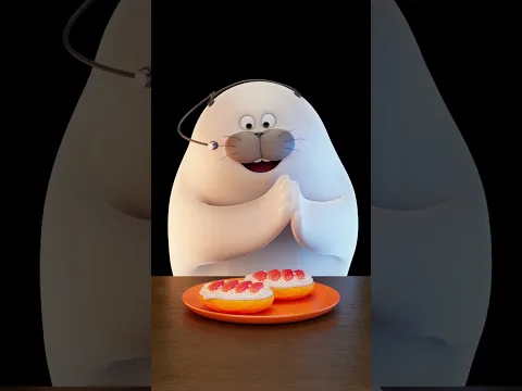 ASMR Mukbang from Foodie Seal🥭 #shorts