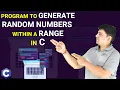 C program to generate random numbers within a range