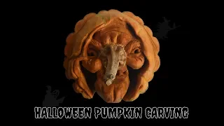 Halloween Witch Pumpkin Carving - Erlz 2019