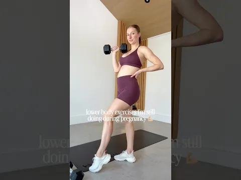 lower body exercises I LOVE while pregnant 🍑