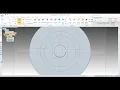 Propeller Mount Plate Base Plate -Computer Aided Design Solid Edge Software