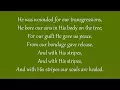 He Was Wounded for Our Transgressions Grace Community Church