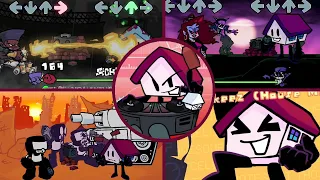 Playable House All 22 Mixes Death Screens Friday Night Funkin 