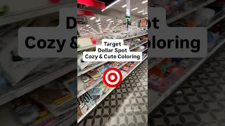 Target Dollar Section has Cozy Coloring Books