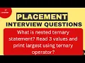 Level up your coding skills How to use nested ternary statements to find the largest value