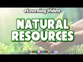 Natural Resources eLearning Lesson for Kids