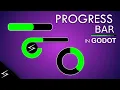 Every Type of Progress Bar available in Godot Dicode