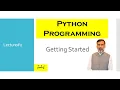 Lec Getting Started with Python Programming in Pashto