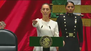 First female president in Mexico sworn in Tuesday